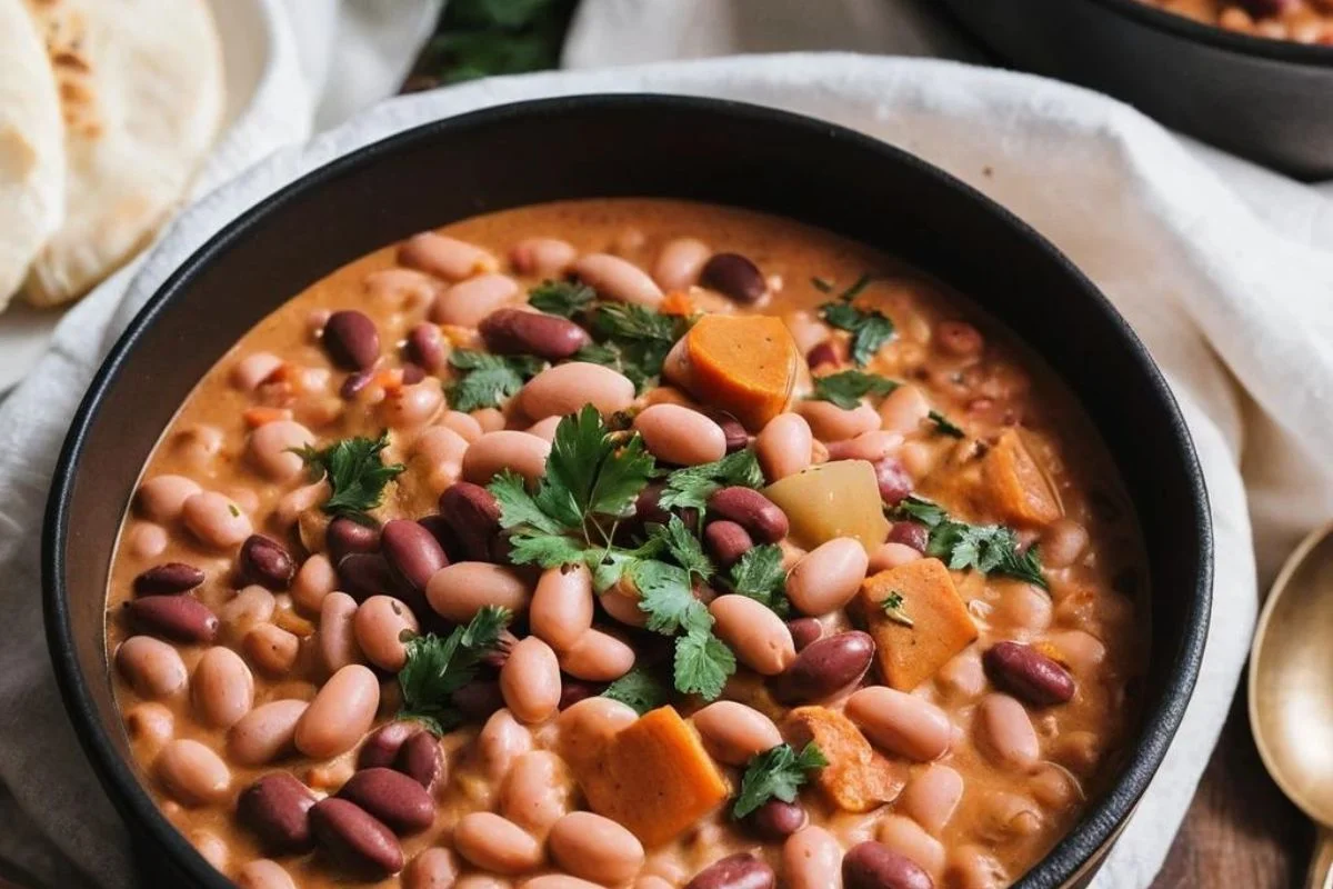 Moroccan Loubia (White Bean Soup)